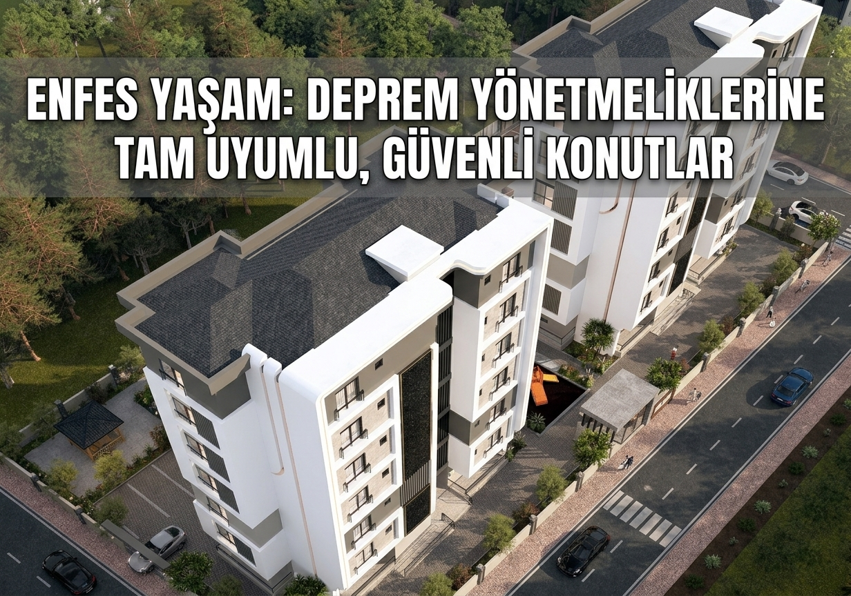 Enfes Yaşam Projesi Deprem Yönetmeliklerine Tam Uyumlu Güvenli Konut Anlayışını Merkeze Alıyor